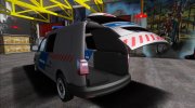 Volkswagen Caddy Magyar Rendőrség для GTA San Andreas миниатюра 5