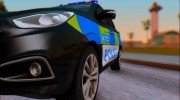 2012 Hyundai IX35 UK Police для GTA San Andreas миниатюра 7