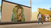 Граффити GTA V  Дева Мария для GTA San Andreas миниатюра 6