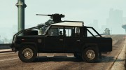 Land Rover 110 Pickup Armoured with Deactivated Turret 1.1 for GTA 5 miniature 2