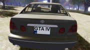 Toyota Aristo for GTA 4 miniature 4