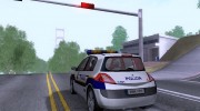 Renault Megane Spain Police для GTA San Andreas миниатюра 3