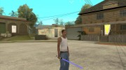 Lightsabre v2 Blue для GTA San Andreas миниатюра 1