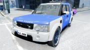 Estonian Police Discovery 4 Land Rover para GTA 4 miniatura 1