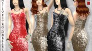 Sansilvestro Dresses para Sims 4 miniatura 1