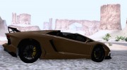 Lamborghini Aventador LP700-4 Roadstar для GTA San Andreas миниатюра 4