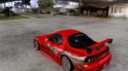 Mazda RX7 FnF для GTA San Andreas миниатюра 3