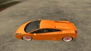 Lamborghini Gallardo White & Pink para GTA San Andreas miniatura 2