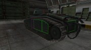 Контурные зоны пробития B1 for World Of Tanks miniature 3