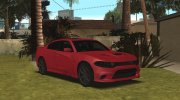Dodge Charger SRT Hellcat 2019 (Low Poly) for GTA San Andreas miniature 1
