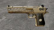 Gold Engraved Desert Eagle для GTA 4 миниатюра 1