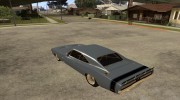 Dodge Charger RT 69 для GTA San Andreas миниатюра 3