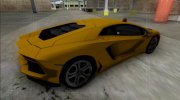 Lamborghini Aventador FBI для GTA San Andreas миниатюра 4