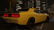 2015 Dodge Challenger для GTA 5 миниатюра 13