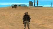 Modern army skin of United States para GTA San Andreas miniatura 7