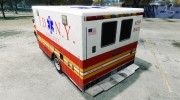 F.D.N.Y. Ambulance para GTA 4 miniatura 3