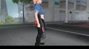 MP5 black and red para GTA San Andreas miniatura 3