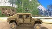 Afghanistan Humvee para GTA San Andreas miniatura 5