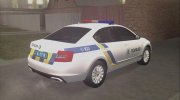 Skoda Oktavia VRS 2017 Полиция Украины для GTA San Andreas миниатюра 5