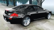 BMW M6 2010 для GTA 4 миниатюра 5