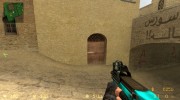 P90 (голубой лазурит) para Counter-Strike Source miniatura 4