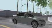 Lexus IS F для GTA San Andreas миниатюра 4