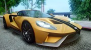 Ford GT 2017 для GTA San Andreas миниатюра 3