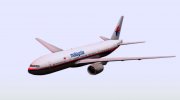 Boeing 777-200ER Malaysia Airlines para GTA San Andreas miniatura 5