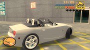 BMW Z4 V10 Black Revel for GTA 3 miniature 3