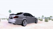 BMW M5 F10 HAMANN for GTA San Andreas miniature 3