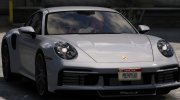Porsche 911 Turbo S 2021 for GTA 5 miniature 1