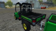 John Deere Gator 825i и прицеп para Farming Simulator 2013 miniatura 3