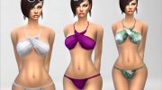 Intrecci Bikini para Sims 4 miniatura 5