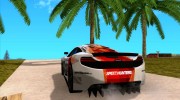 McLaren MP4 - SpeedHunters Edition para GTA San Andreas miniatura 3