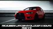 Mitsubishi Lancer Evolution X Sound Mod V3 for GTA San Andreas miniature 1
