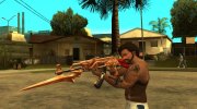 AK-47 Dragon для GTA San Andreas миниатюра 3