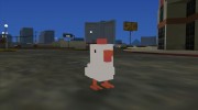 Crossy Road - Chicken для GTA San Andreas миниатюра 1