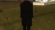 Jimmys Black Long Coat from Mafia II para GTA San Andreas miniatura 3