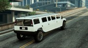 Patriot (Hummer)  Limo 0.5 for GTA 5 miniature 3