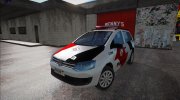 Volkswagen SpaceFox 2014 (SA Style) - PMESP (Полиция) for GTA San Andreas miniature 1