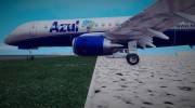 Embraer ERJ-190 Azul Brazilian Airlines (PR-ZUL) para GTA 3 miniatura 2