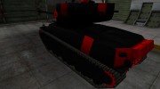 Черно-красные зоны пробития M6A2E1 для World Of Tanks миниатюра 3