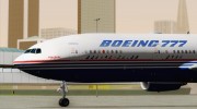 Boeing 777-200ER Boeing House Colors (Demonstrator 777) N7771 для GTA San Andreas миниатюра 10