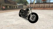 GTA V Western Motorcycle Wolfsbane Stock для GTA San Andreas миниатюра 1