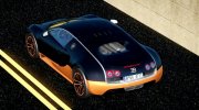 2010 Bugatti Veyron 16.4 Super Sport для GTA San Andreas миниатюра 5