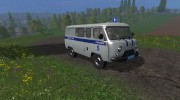 УАЗ 3909 Полиция para Farming Simulator 2015 miniatura 2