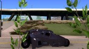 Batman Tumbler para GTA San Andreas miniatura 5