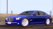 BMW 750Li 2012 для GTA San Andreas миниатюра 3