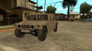 Hummer с пулемётом for GTA San Andreas miniature 1