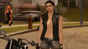 Biker Girl from GTA Online для GTA San Andreas миниатюра 1